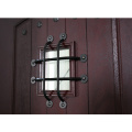 Fangda country style woodgrain rustic exterior doors